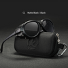 Luxury Steampunk Pilot Sunglasses Men and Women Soft Leather Shield Glasses UV400 Protection ALI061004