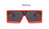 oversized Square black women's sunglasses  trend luxury brand Gradient shades for men Vintage Retro sunglasses woman