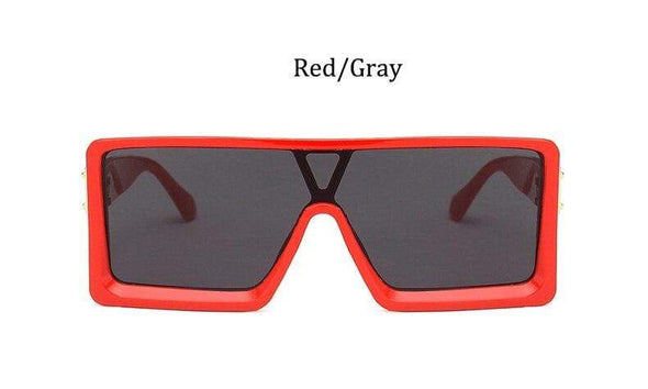 oversized Square black women's sunglasses  trend luxury brand Gradient shades for men Vintage Retro sunglasses woman