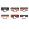 oversized Square black women's sunglasses  trend luxury brand Gradient shades for men Vintage Retro sunglasses woman