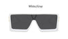 oversized Square black women's sunglasses  trend luxury brand Gradient shades for men Vintage Retro sunglasses woman