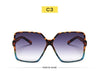 Oversize Gradient Merk Designer Sunglasses