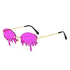 Unique Tears Shape Punk Sunglasses