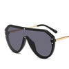 new arrival  futuristic sunglasses women uv400 fendii sunglasses large oversized shades for women oculos de sol feminino