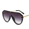 new arrival  futuristic sunglasses women uv400 fendii sunglasses large oversized shades for women oculos de sol feminino