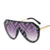 new arrival  futuristic sunglasses women uv400 fendii sunglasses large oversized shades for women oculos de sol feminino