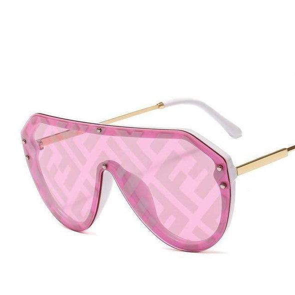 new arrival  futuristic sunglasses women uv400 fendii sunglasses large oversized shades for women oculos de sol feminino