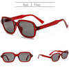 OEC CPO Fashion Unisex Square Sunglasses Men Women Fashion Small Frame Yellow Sunglasses Female Retro Rivet Glasses UV400 O403