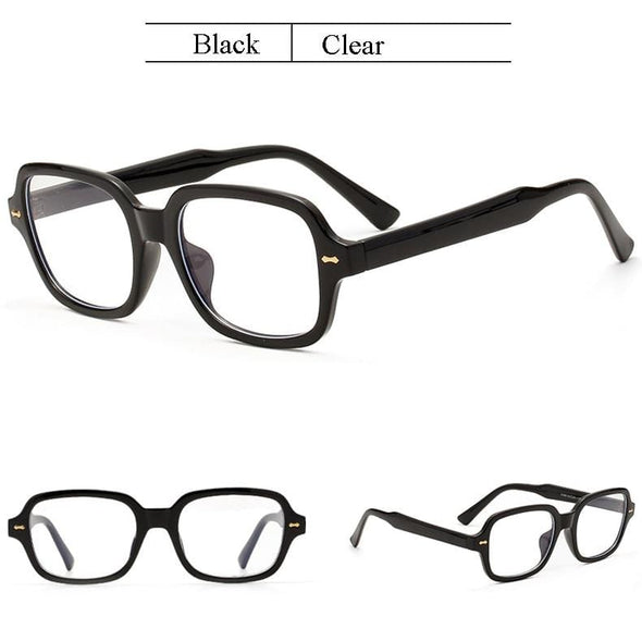 OEC CPO Fashion Unisex Square Sunglasses Men Women Fashion Small Frame Yellow Sunglasses Female Retro Rivet Glasses UV400 O403