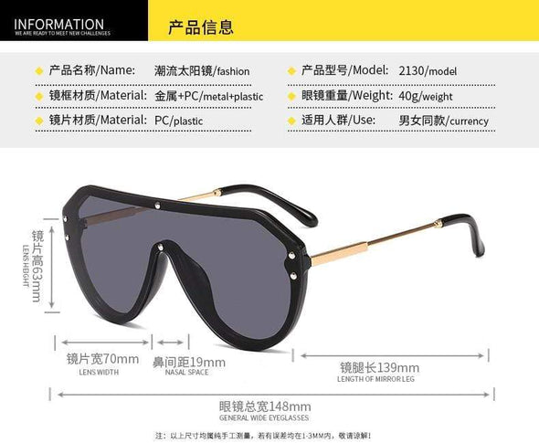 new arrival  futuristic sunglasses women uv400 fendii sunglasses large oversized shades for women oculos de sol feminino