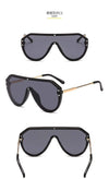 new arrival  futuristic sunglasses women uv400 fendii sunglasses large oversized shades for women oculos de sol feminino