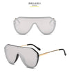 new arrival  futuristic sunglasses women uv400 fendii sunglasses large oversized shades for women oculos de sol feminino