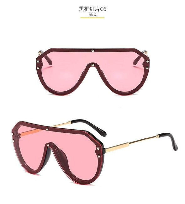 new arrival  futuristic sunglasses women uv400 fendii sunglasses large oversized shades for women oculos de sol feminino