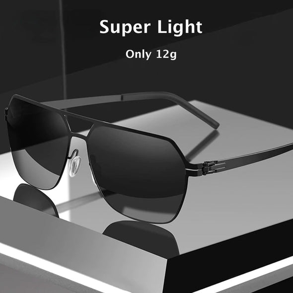 Nylon Polarized Sunglasses spuer light aviator sunglasses Colorful RETRO 100% -Proof Fashionable Black Sun Lenses unisex