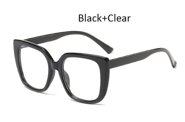 women's eyeglass frame  New black Square glasses frame women Big glasses frame oversized Fashion Styles Acetate